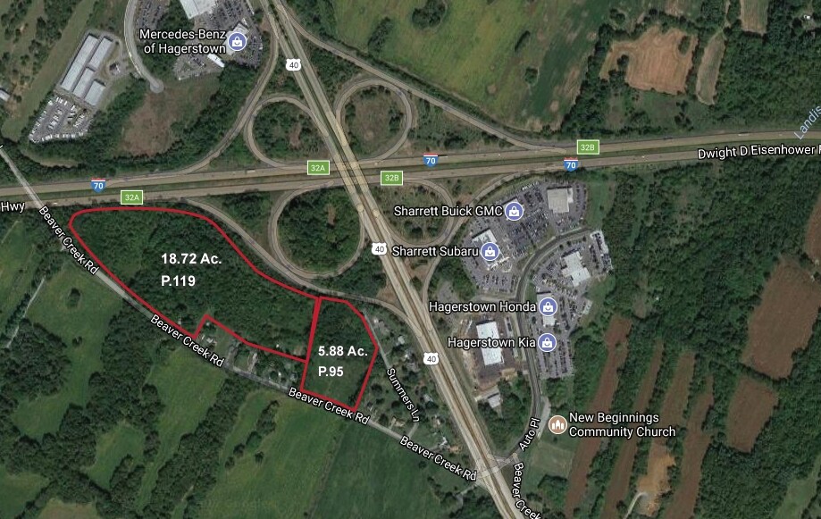 Beaver Creek Rd and Rt 40, I-70 Interchange, Hagerstown, MD for sale Primary Photo- Image 1 of 1