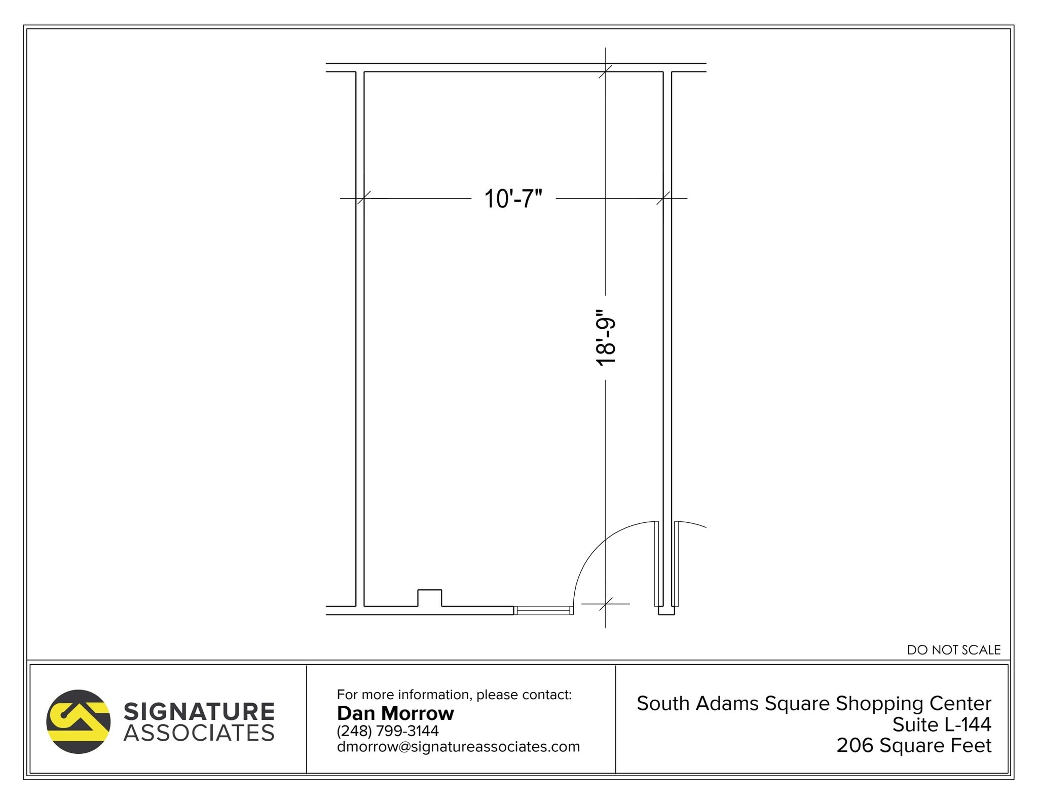 725 S Adams Rd, Birmingham, MI for lease Floor Plan- Image 1 of 1