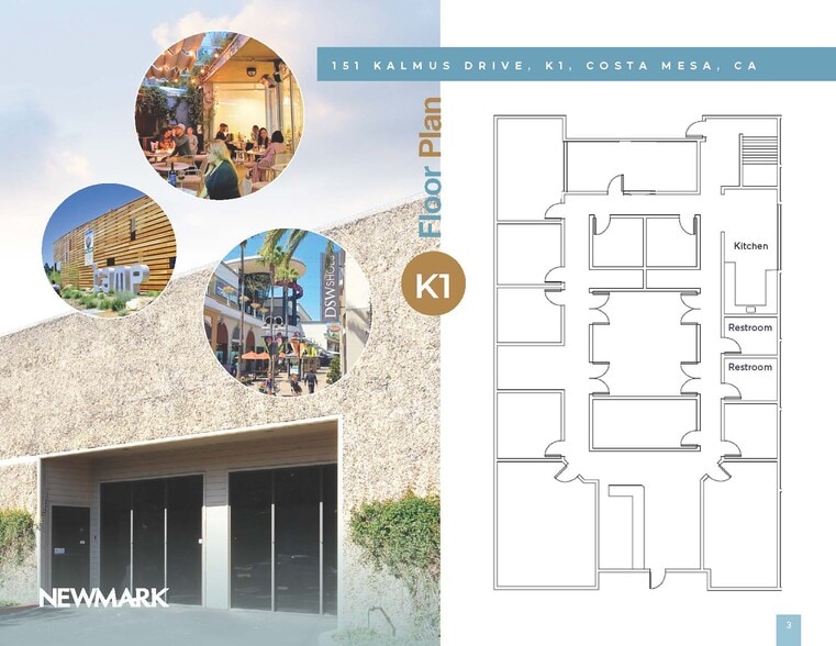 151 Kalmus Dr, Costa Mesa, CA for lease - Floor Plan - Image 2 of 4
