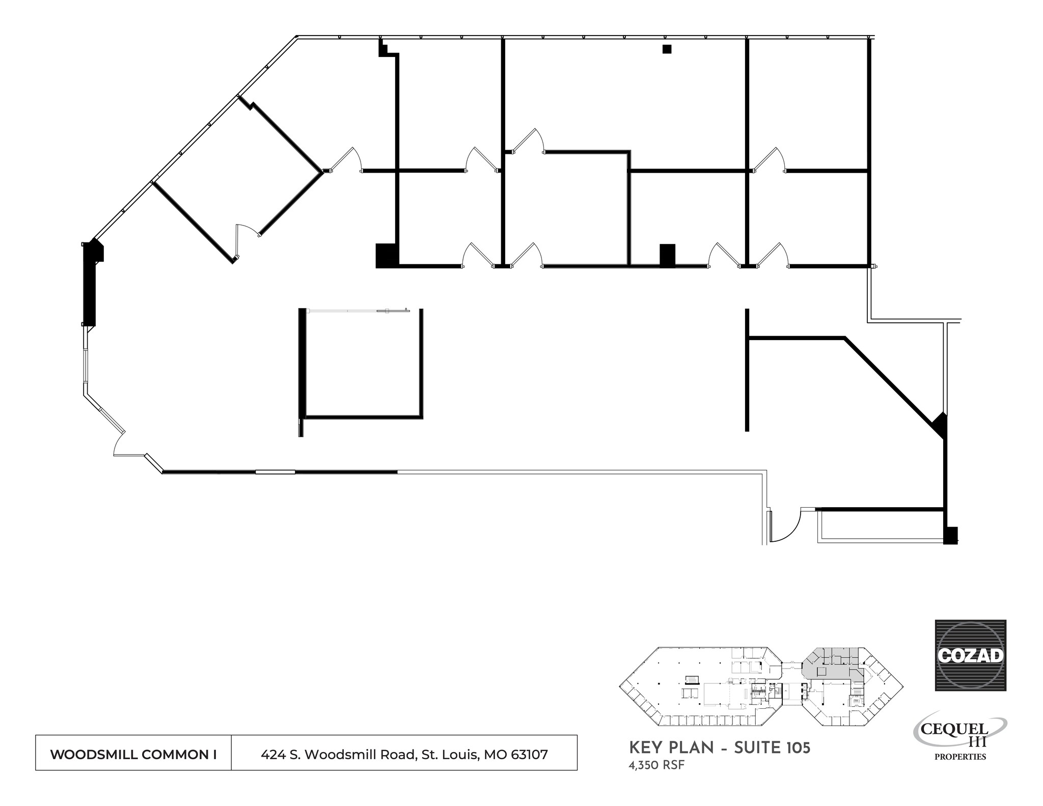 424 S Woods Mill Rd, Chesterfield, MO for lease Site Plan- Image 1 of 1