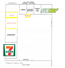 1701 W Main St, Alhambra, CA for lease Floor Plan- Image 1 of 1