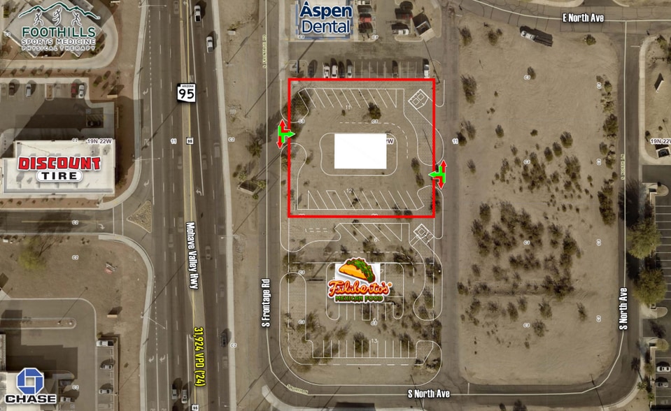 S/SEC North & HWY 95 ave, Bullhead City, AZ for lease - Aerial - Image 1 of 1