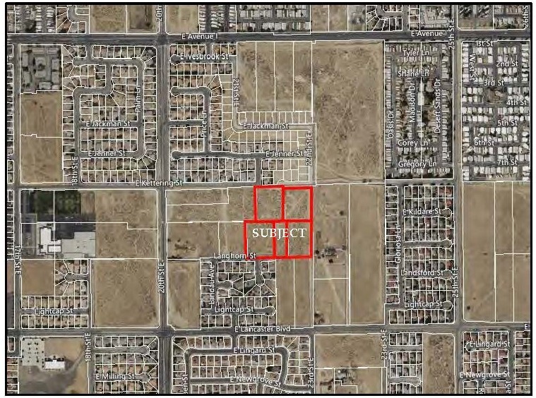 Kettering St, Lancaster, CA for sale - Aerial - Image 1 of 4