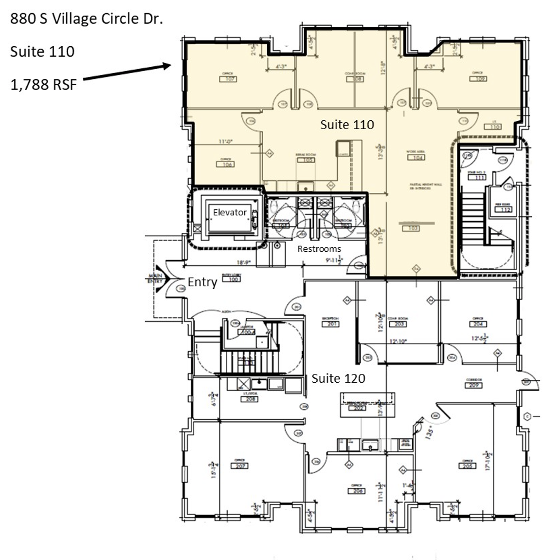 880 Village Center Dr, Southlake, TX for lease Floor Plan- Image 1 of 1