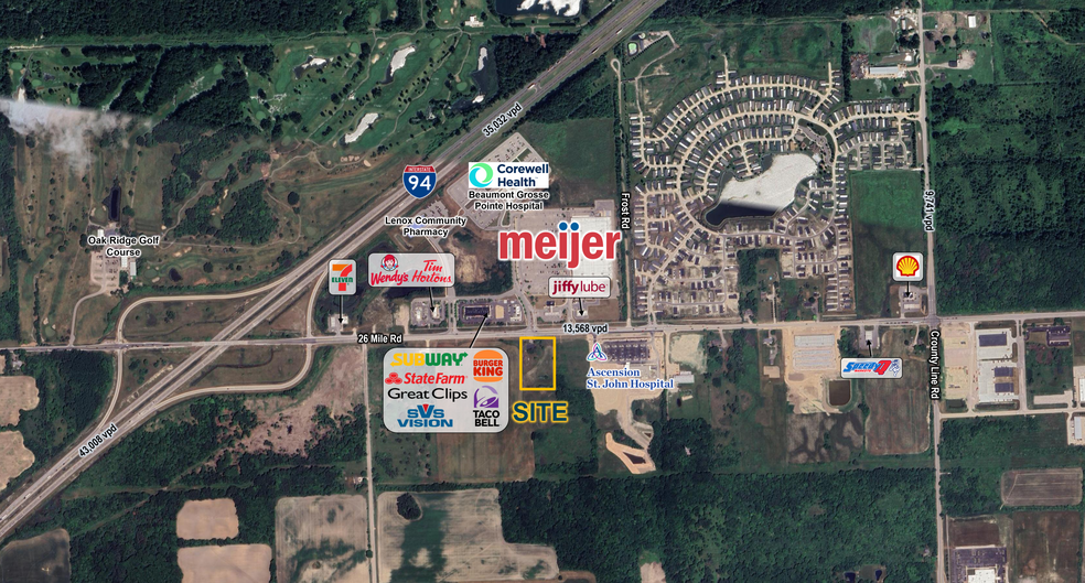 36560 26 Mile Rd, New Baltimore, MI for lease - Building Photo - Image 1 of 2