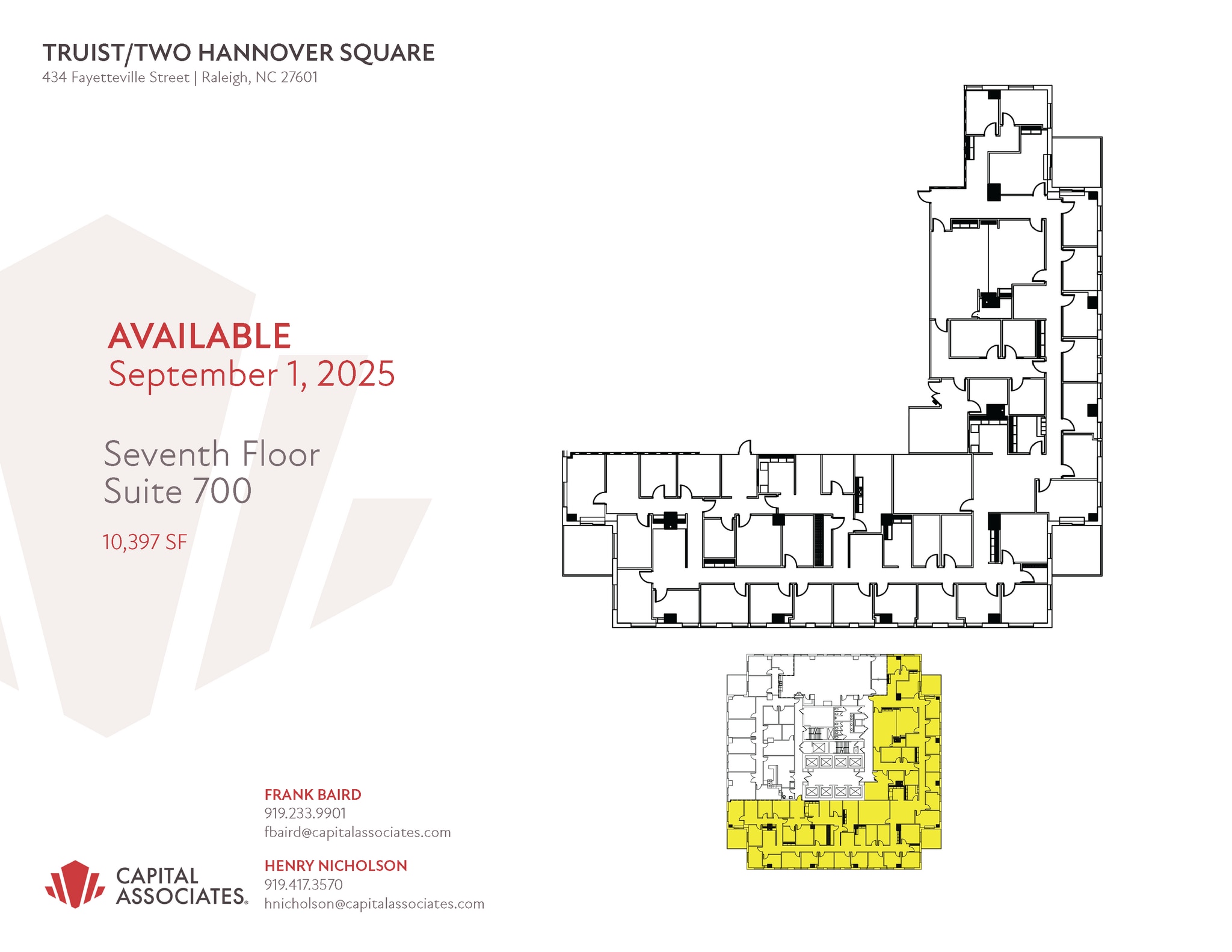 434 Fayetteville St, Raleigh, NC for lease Floor Plan- Image 1 of 1