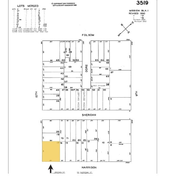 1394 Harrison St, San Francisco, CA for sale - Plat Map - Image 3 of 14