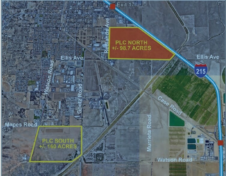 815 S Redlands Ave, Perris, CA for lease - Aerial - Image 2 of 3