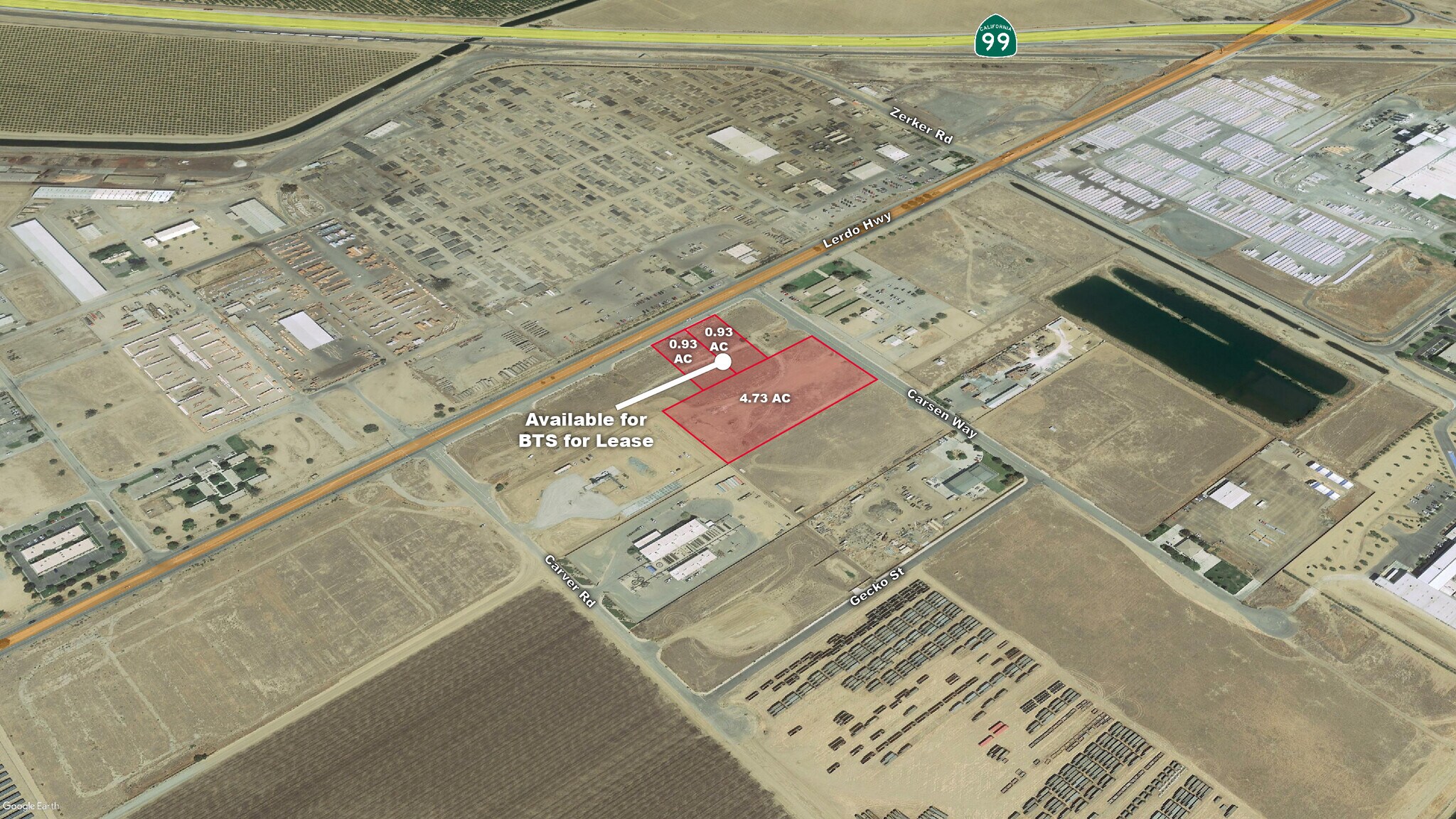 5611 E Lerdo Hwy, Shafter, CA for sale Aerial- Image 1 of 1