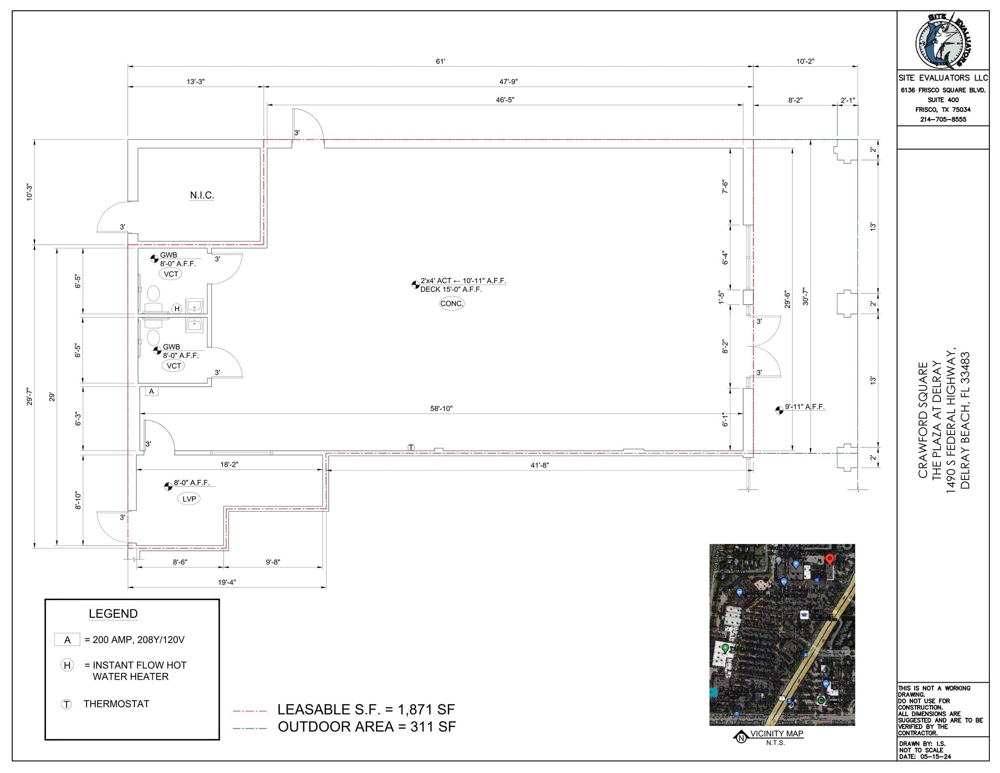 1490-1732 S Federal Hwy, Delray Beach, FL for lease Site Plan- Image 1 of 8