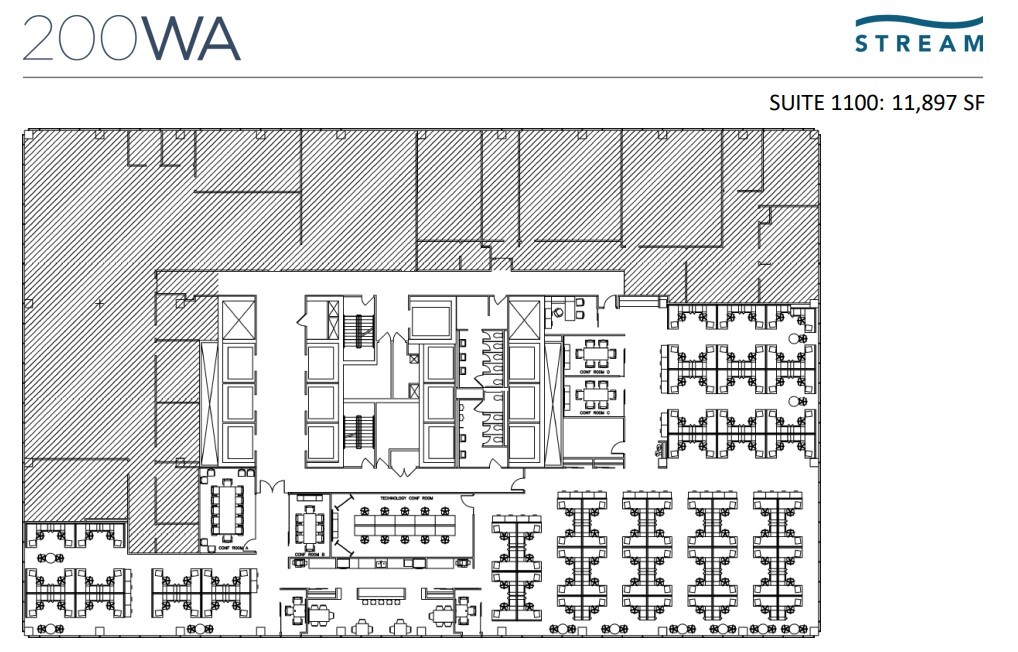 200 W Adams St, Chicago, IL for lease Floor Plan- Image 1 of 1