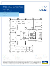 1900 St James Pl, Houston, TX for lease Floor Plan- Image 1 of 4