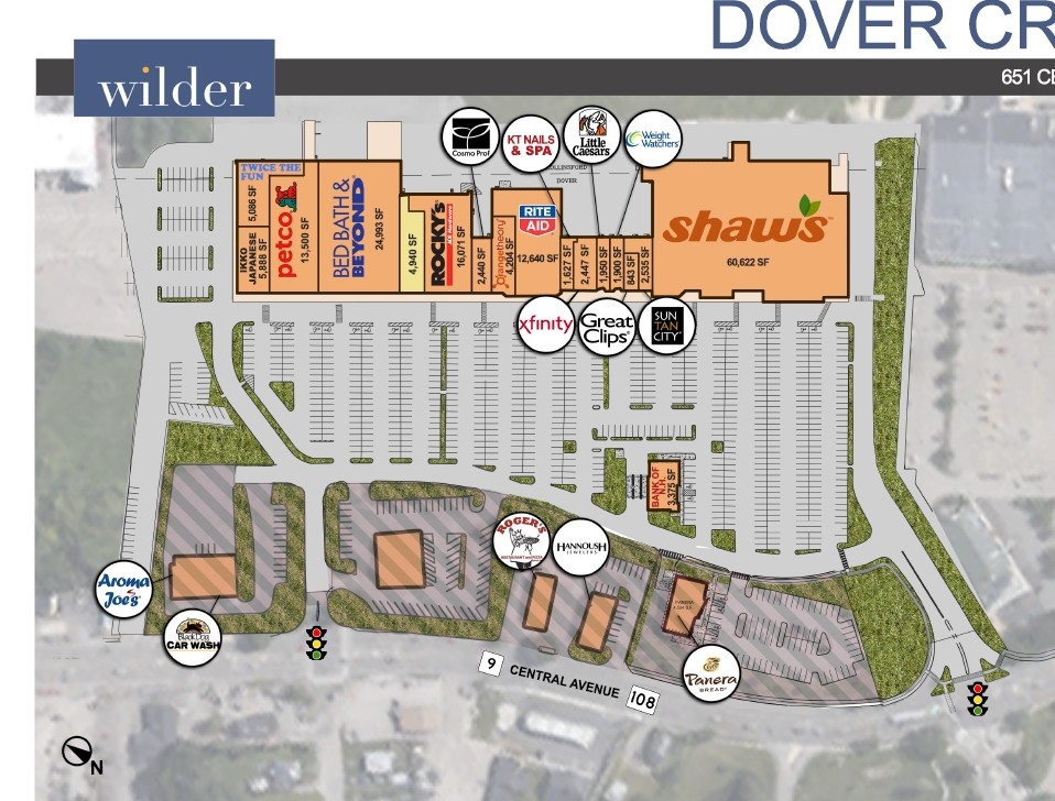 701-875 Central Ave, Dover, NH for lease Site Plan- Image 1 of 1