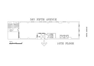 587 Fifth Ave, New York, NY for lease Site Plan- Image 1 of 1