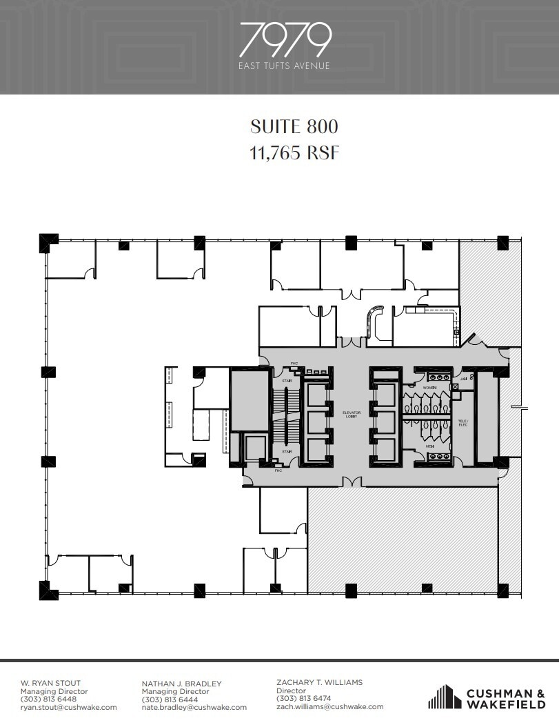7979 E Tufts Ave, Denver, CO for lease Floor Plan- Image 1 of 1