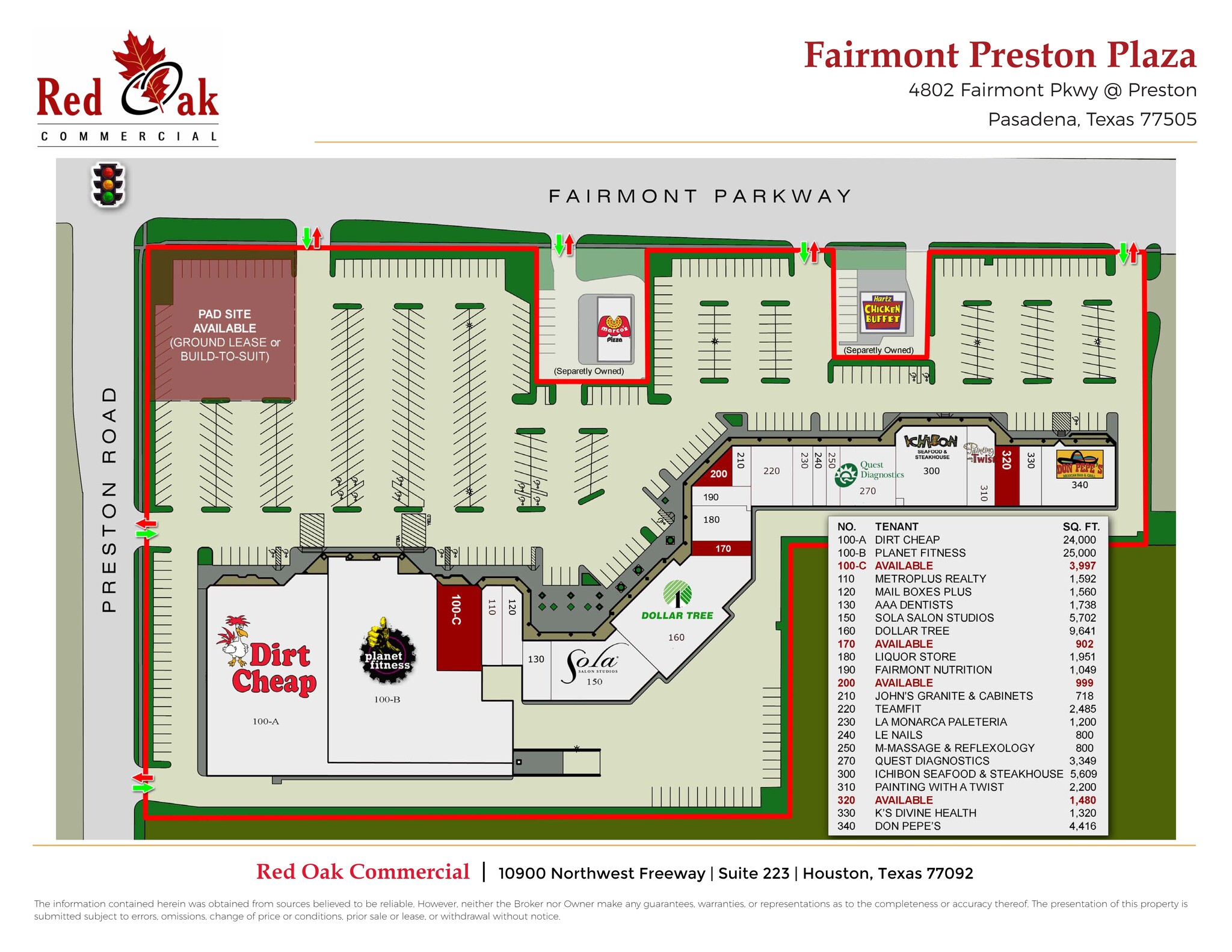 4802-4930 Fairmont Pky, Pasadena, TX for lease Site Plan- Image 1 of 1