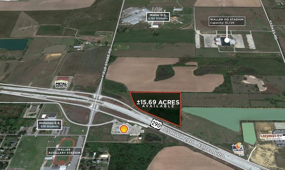 NEC US 290 at Field Store Road, Waller, TX for sale - Building Photo - Image 3 of 10