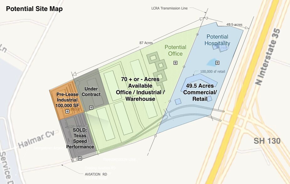 21351 S I-35 Fwy, Georgetown, TX for sale - Site Plan - Image 1 of 1