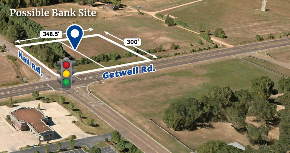 0 Nail Road and Getwell Rd, Southaven, MS for lease - Building Photo - Image 1 of 2