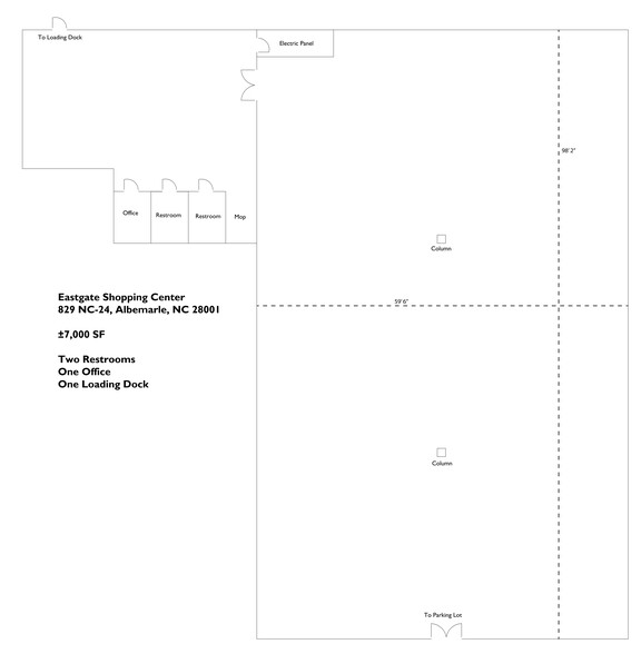 823-841 Nc 24 27 Byp E, Albemarle, NC for lease - Site Plan - Image 2 of 2