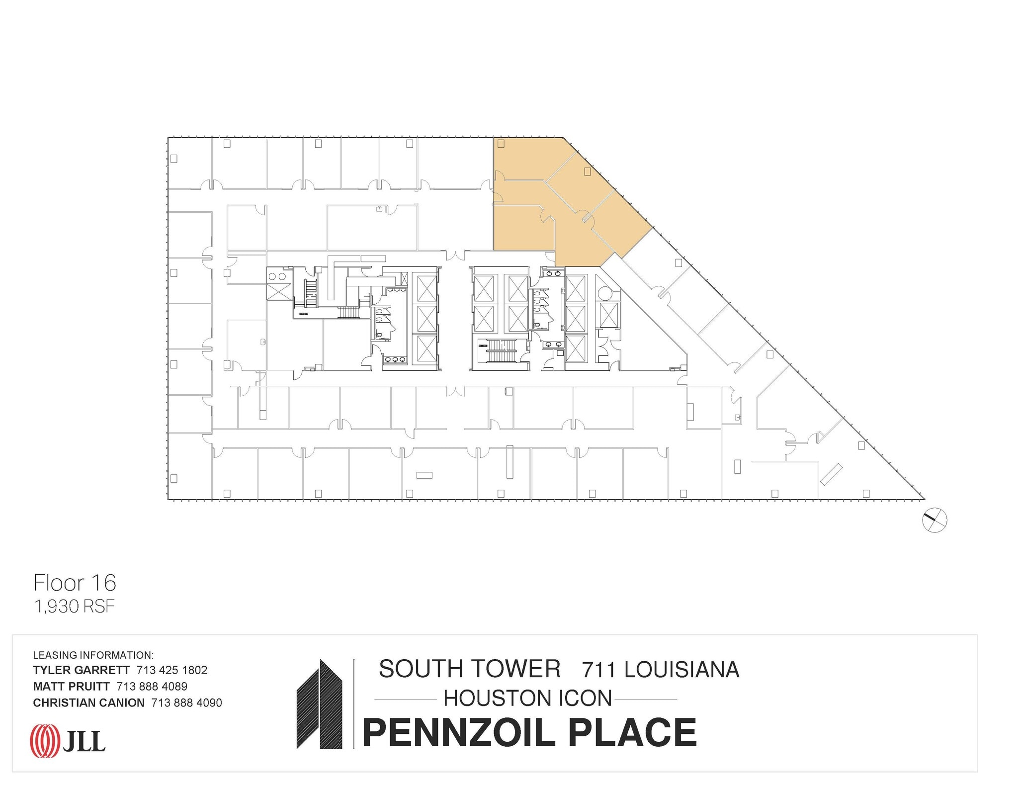 711 Louisiana St, Houston, TX for lease Floor Plan- Image 1 of 1