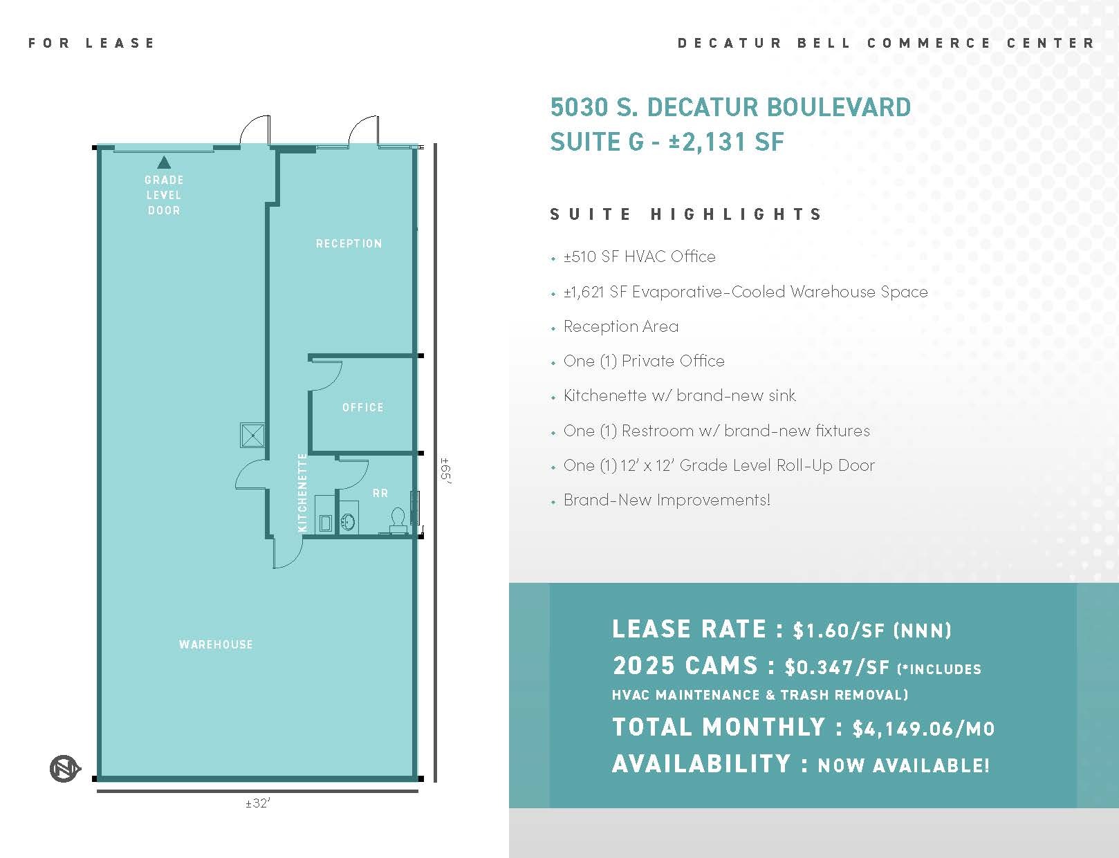 5030 S Decatur Blvd, Las Vegas, NV for lease Floor Plan- Image 1 of 1