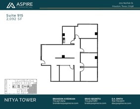 2211 Norfolk St, Houston, TX for lease Floor Plan- Image 1 of 1