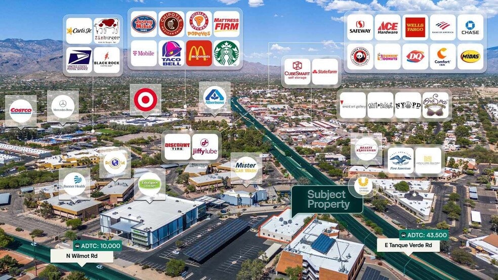 6325 E Tanque Verde Rd, Tucson, AZ for sale - Aerial - Image 2 of 2