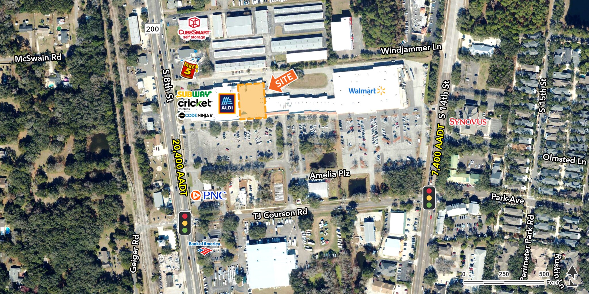 1702-1782 S 8th St, Fernandina Beach, FL for lease Building Photo- Image 1 of 11