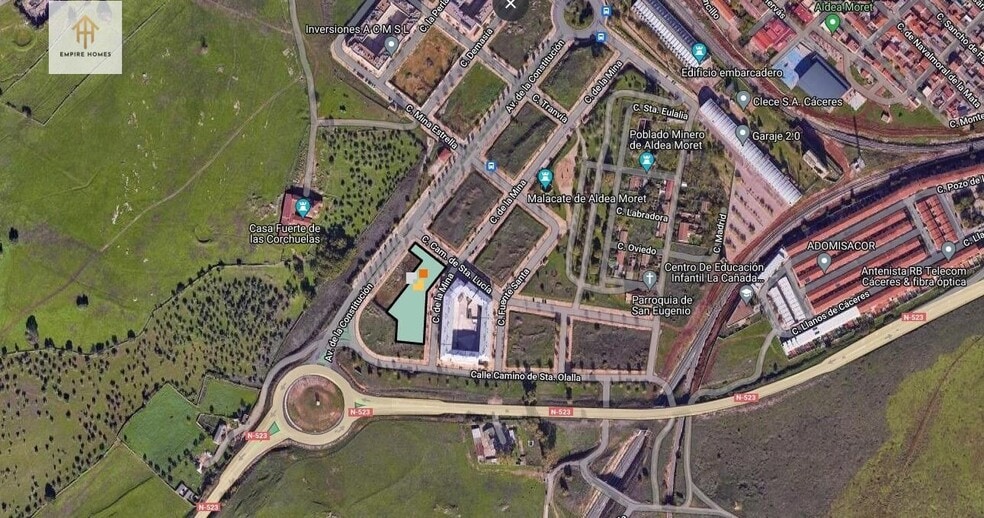 Land in Cáceres, Cáceres for sale - Aerial - Image 2 of 3