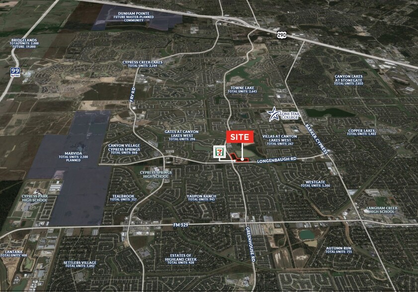 Longenbaugh And Greenhouse Rd, Cypress, TX for sale - Aerial - Image 2 of 2