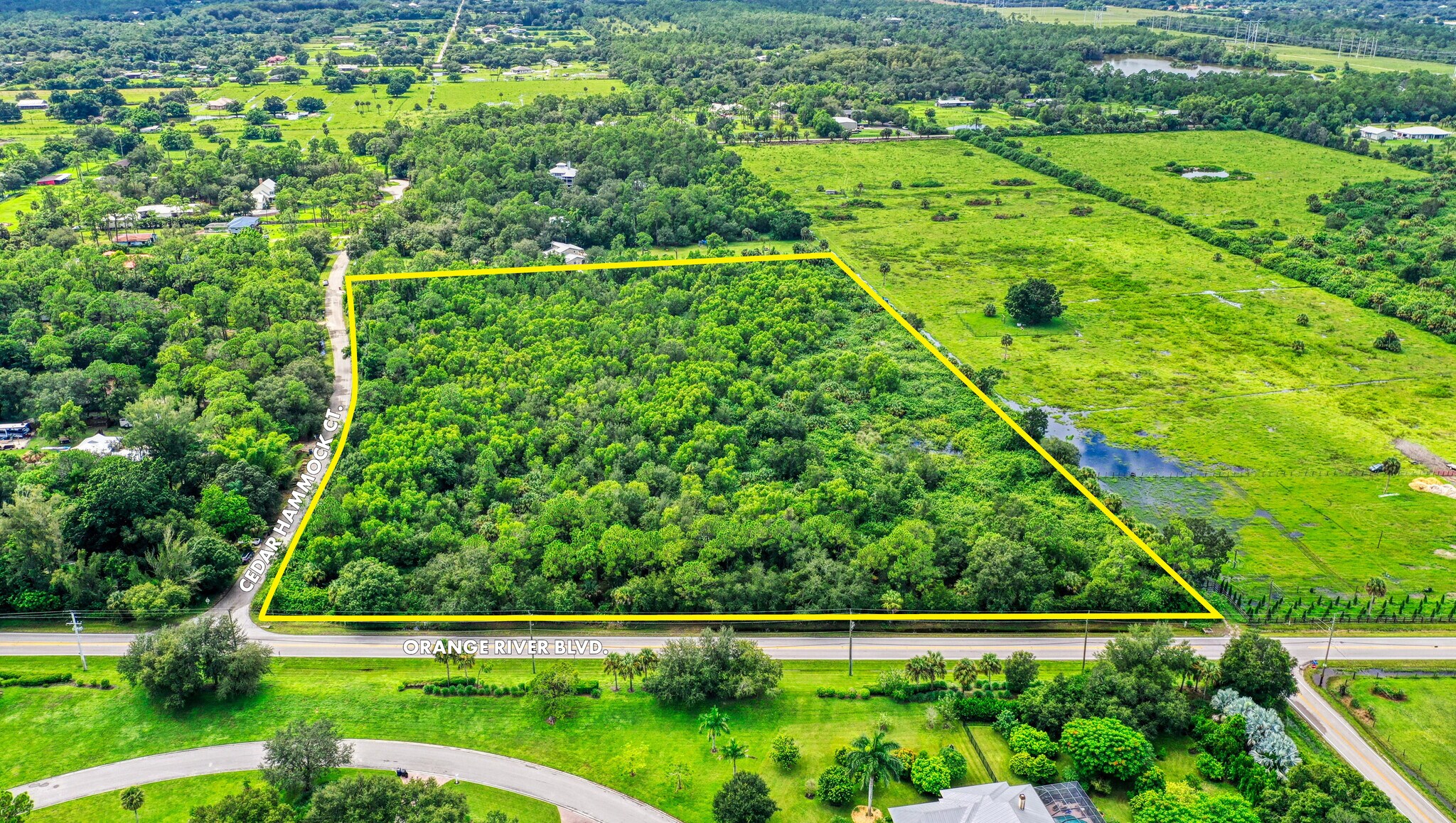 4750 Cedar Hammock, Fort Myers, FL for sale Aerial- Image 1 of 1