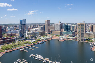 100 Light St, Baltimore, MD - aerial  map view