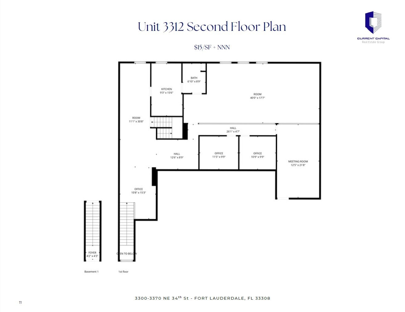 3300-3370 NE 34th St, Fort Lauderdale, FL for lease Floor Plan- Image 1 of 1