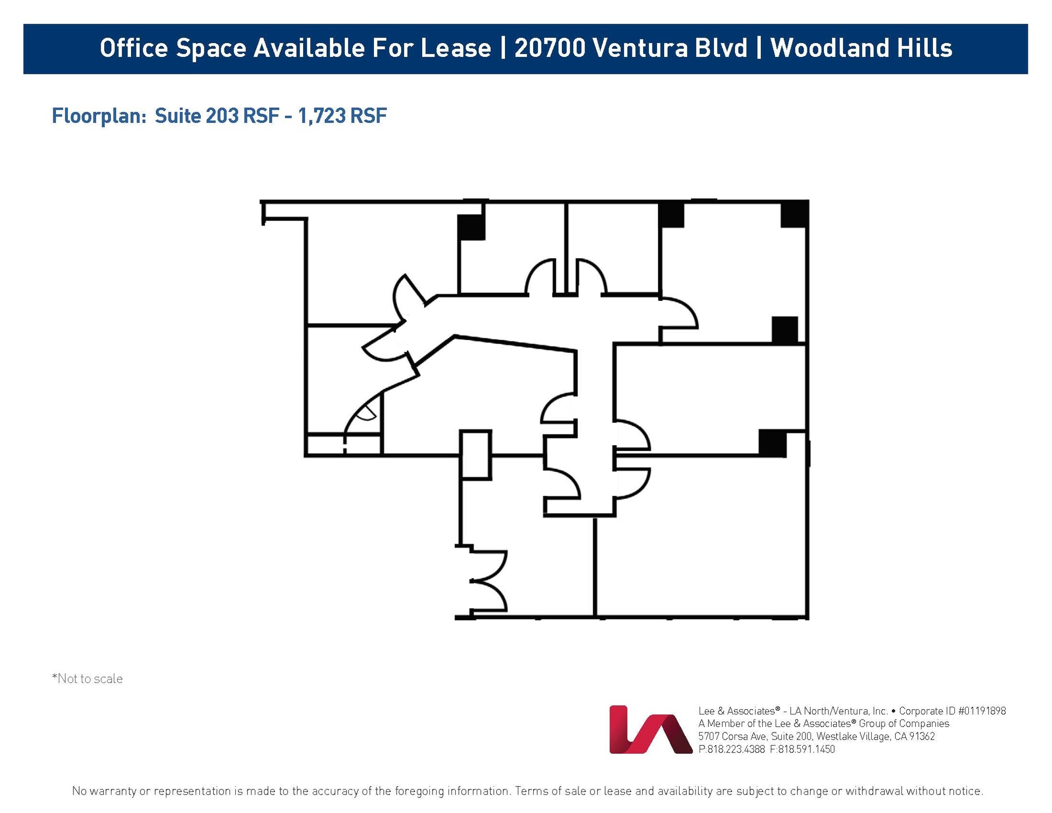 20700 Ventura Blvd, Woodland Hills, CA for lease Floor Plan- Image 1 of 1