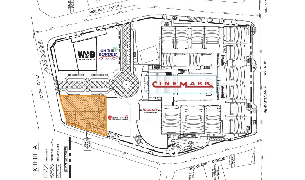 101-105 E Joppa Rd, Towson, MD for lease Site Plan- Image 1 of 1