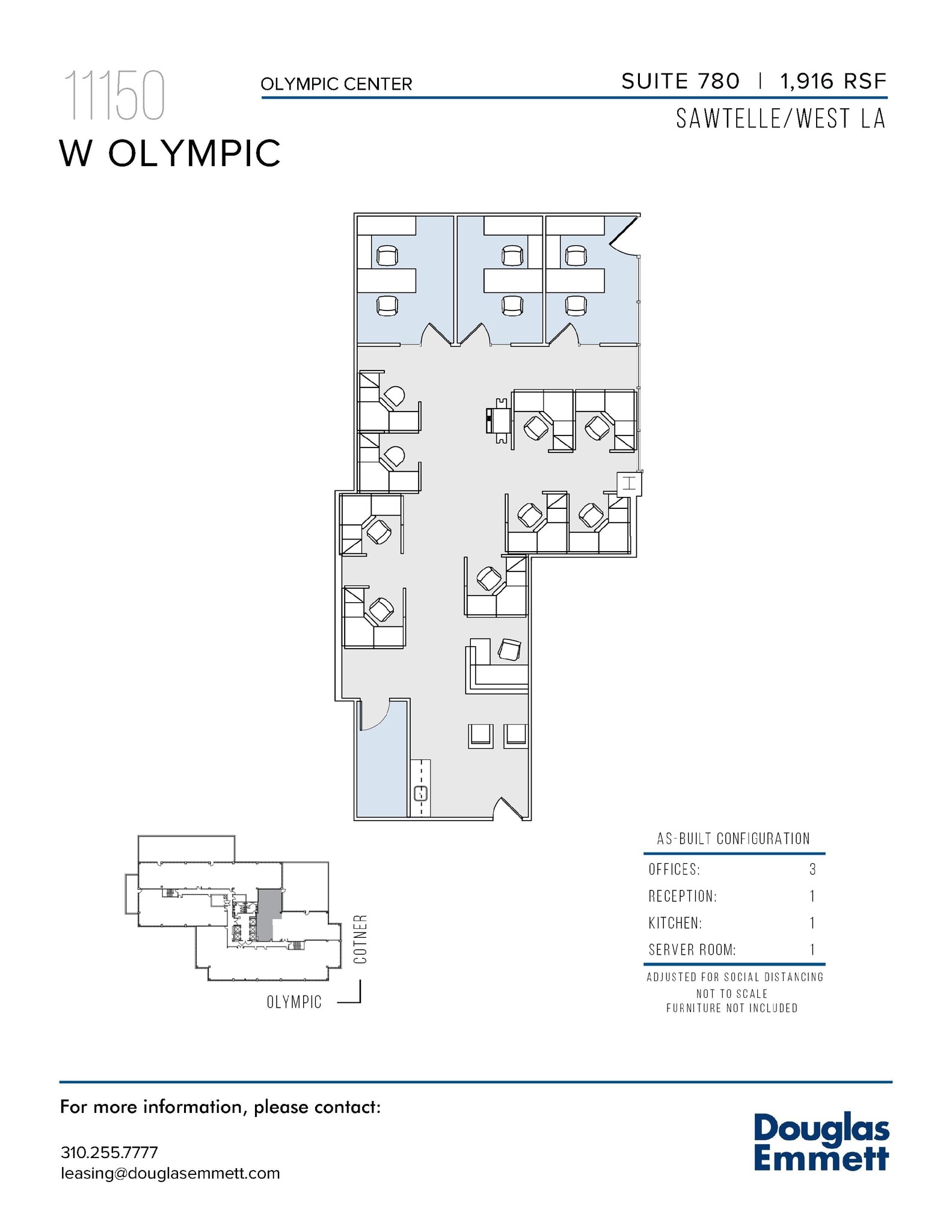 11150 W Olympic Blvd, Los Angeles, CA for lease Floor Plan- Image 1 of 1