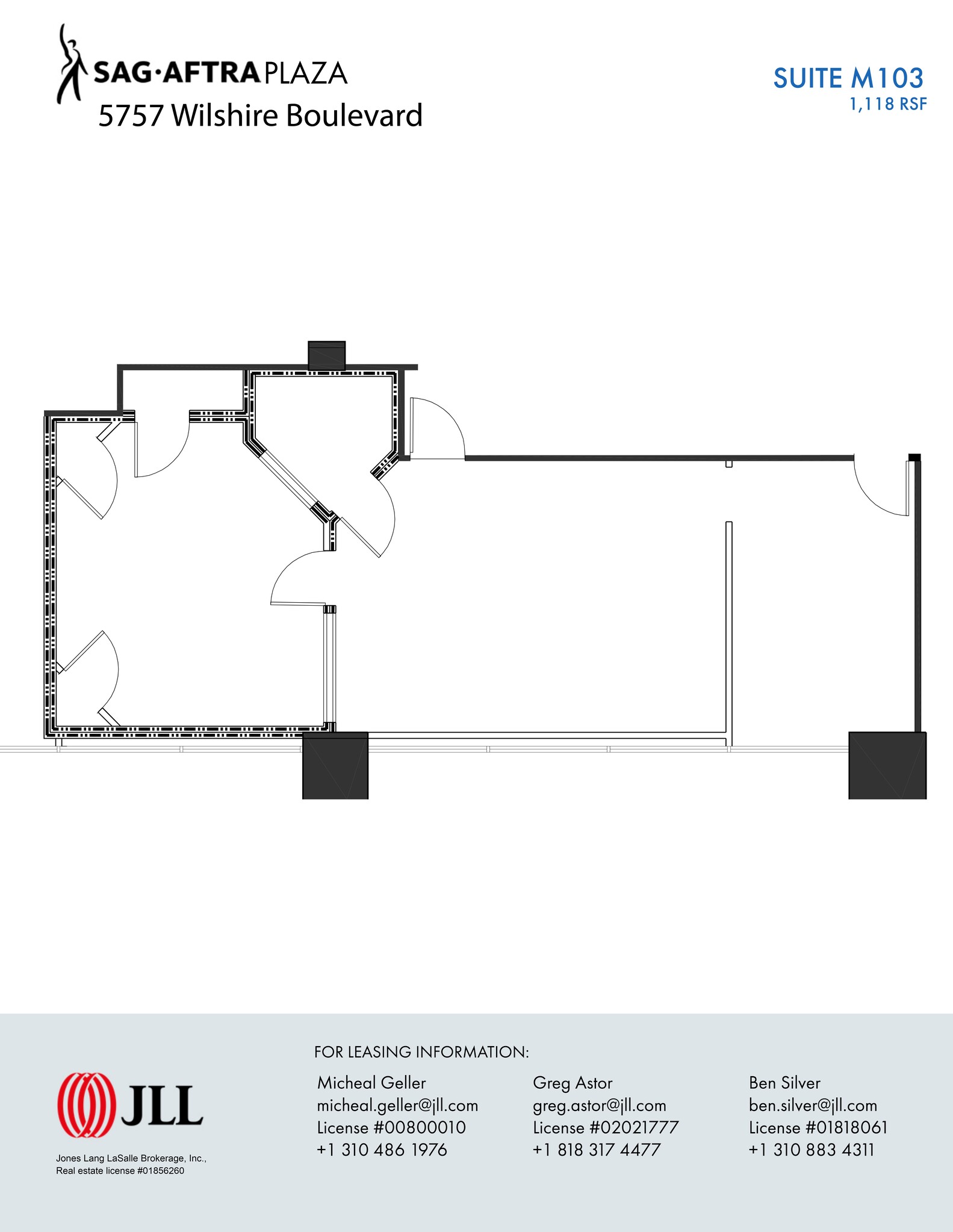 5757 Wilshire Blvd, Los Angeles, CA for lease Site Plan- Image 1 of 1