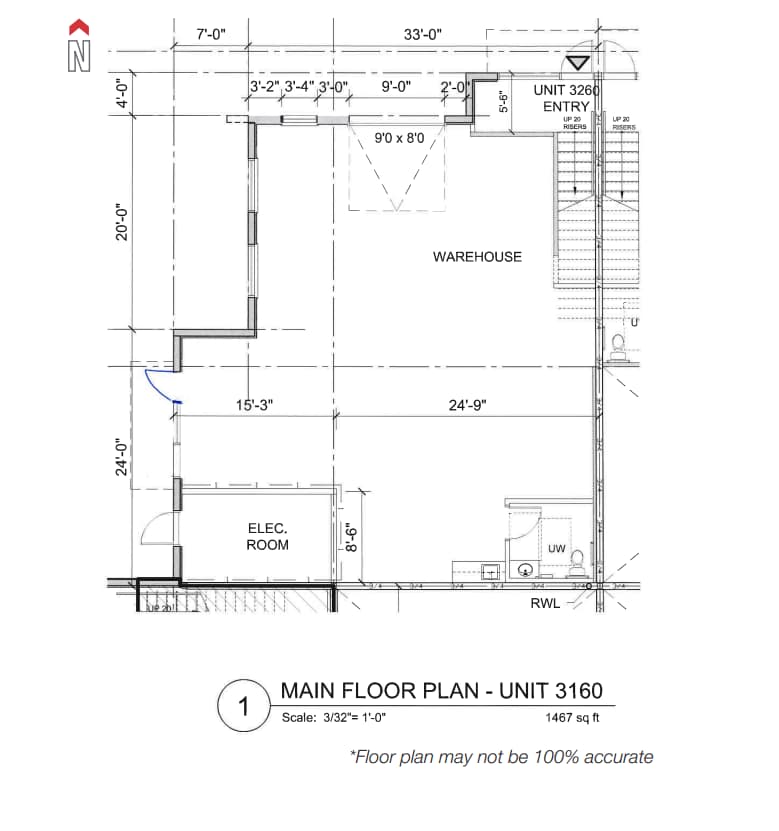 853 Seaborne Ave, Port Coquitlam, BC for lease Floor Plan- Image 1 of 1