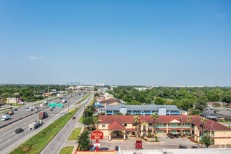 10901 East Fwy, Houston, TX - aerial  map view