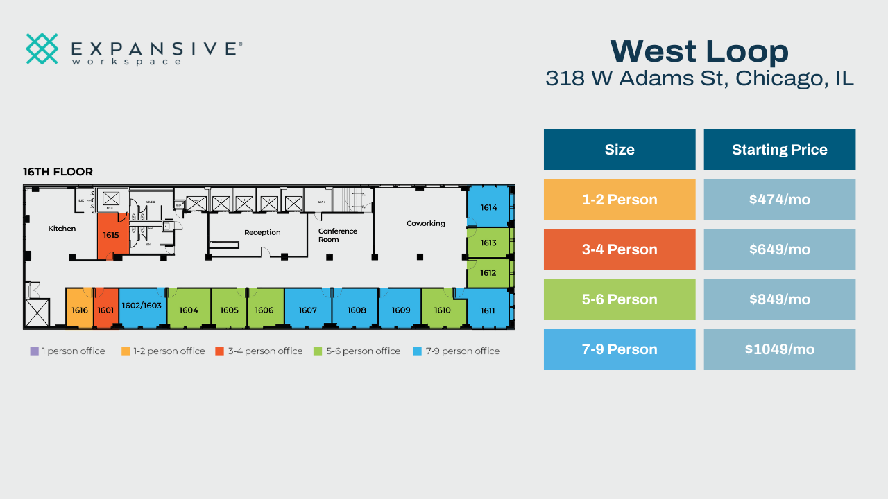 318 W Adams St, Chicago, IL for lease Floor Plan- Image 1 of 4