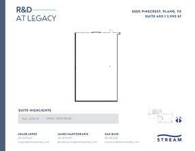 6400 Pinecrest Dr, Plano, TX for lease Floor Plan- Image 1 of 1