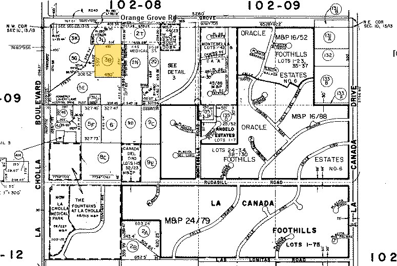 2001 W Orange Grove Rd, Tucson, AZ for sale Plat Map- Image 1 of 1