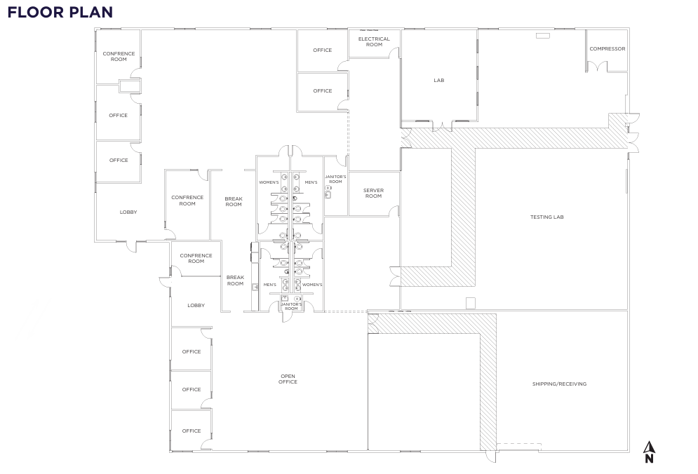 2380-2390 Owen St, Santa Clara, CA for lease Floor Plan- Image 1 of 1