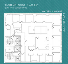 425 Madison Ave, New York, NY for lease Floor Plan- Image 1 of 11