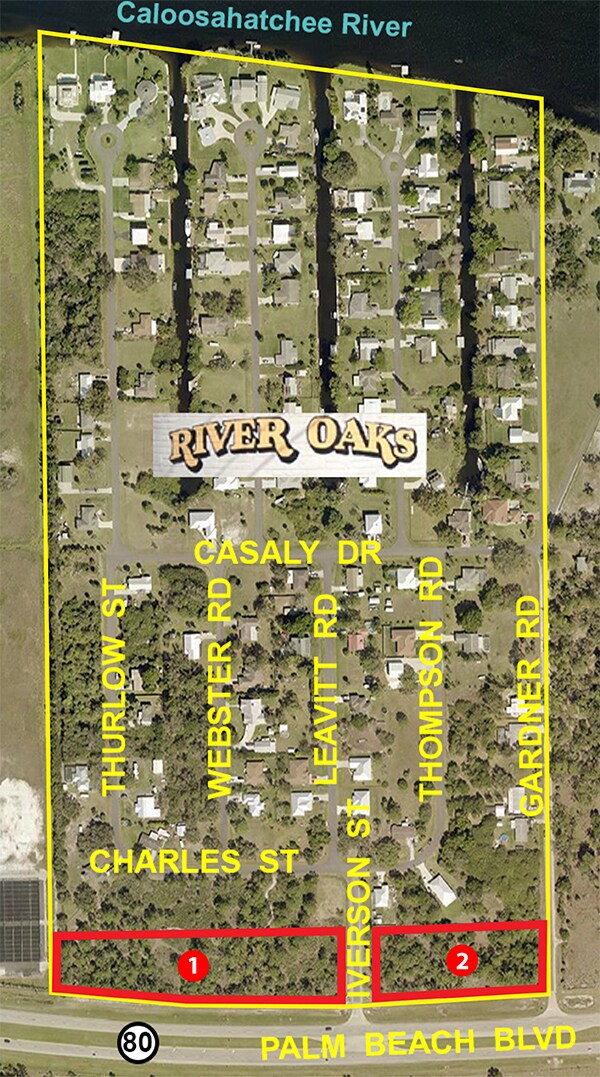 2480 Iverson St., Alva, FL for sale Aerial- Image 1 of 1