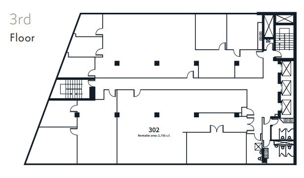 1112 W Pender St, Vancouver, BC for lease Floor Plan- Image 1 of 1