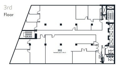 1112 W Pender St, Vancouver, BC for lease Floor Plan- Image 1 of 1
