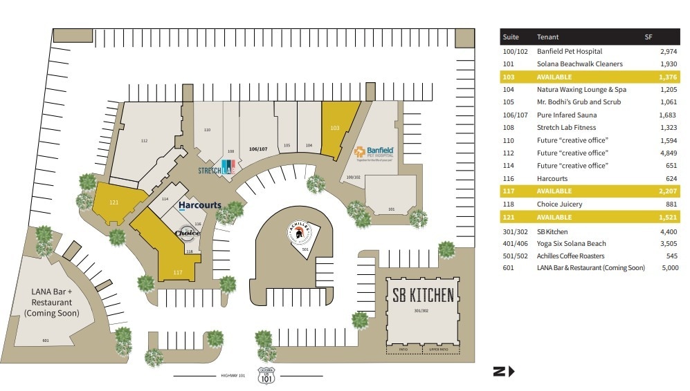 437 S Highway 101, Solana Beach, CA for lease Site Plan- Image 1 of 1