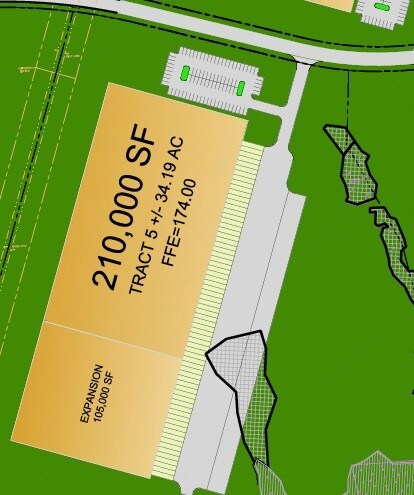 Four Oaks Pky, Four Oaks, NC for lease - Site Plan - Image 1 of 2